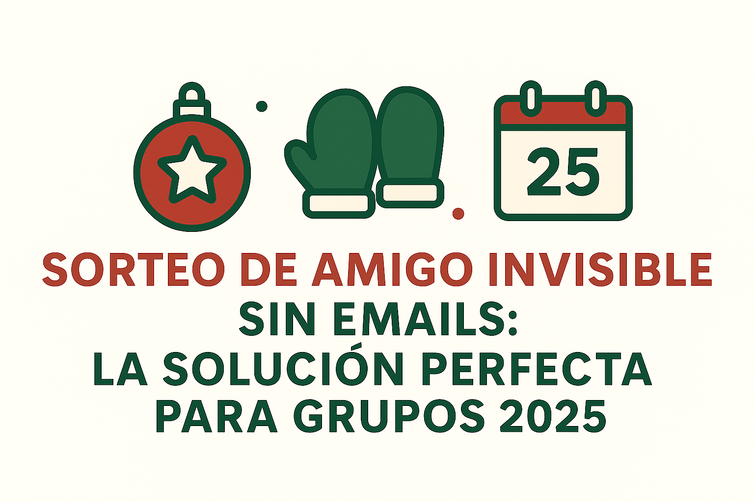 Sorteo de Amigo Invisible Sin Emails: La Solución Perfecta para Grupos 2026